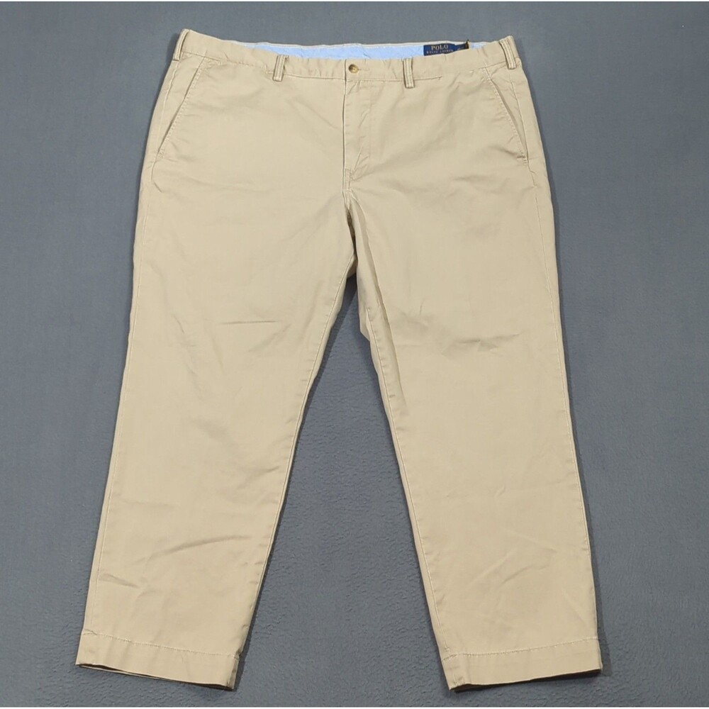 Polo Ralph Lauren Pants Men's 42x29 Beige The Polo Chino Stretch Cotton Twill